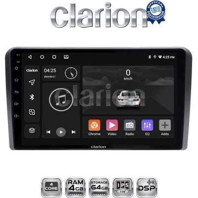 CLARION GL32403 Οθόνη OEM Multimedia Αυτοκινήτου για Ford Transit/Tourneo 2018 (CarPlay/AndroidAuto/BT/GPS/WIFI/GPRS)