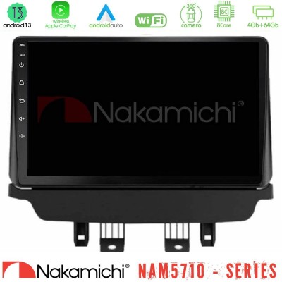 Nakamichi NAM5710 Series 8Core Android13 4+64GB Mazda 2 2014-2021 Navigation Multimedia Tablet 9"