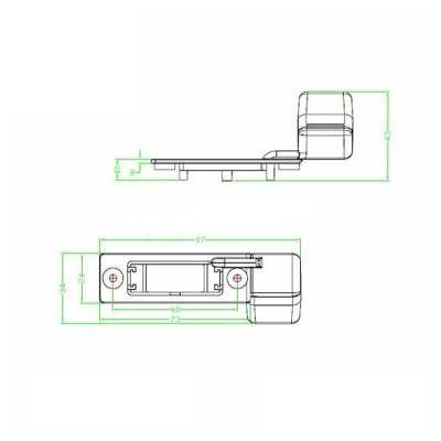 Bizzar VW Κάμερα Οπισθοπορείας Bizzar VW Κάμερα Οπισθοπορείας