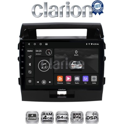 CLARION GL32383 Οθόνη OEM Multimedia Αυτοκινήτου για TOYOTA LANDCRUISER 20082015&nbsp; (CarPlay/AndroidAuto/BT/GPS/WIFI/GPRS)