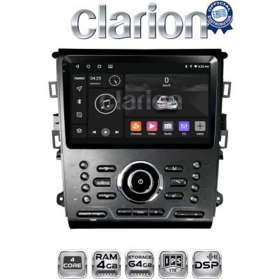 CLARION GL32370 Οθόνη OEM Multimedia Αυτοκινήτου για Ford Mondeo 2014 (CarPlay/AndroidAuto/BT/GPS/WIFI/GPRS)
