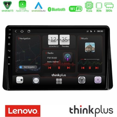 Lenovo Thinkplus Series 4Core Android15 2+32GB Mitsubishi Eclipse Cross 2018-2023 Navigation Multimedia Tablet 9" Με Carplay & A