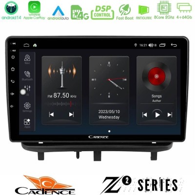 Cadence Z2 Series 8Core Android14 4+64GB Opel Corsa D 2006-2014 Navigation Multimedia Tablet 9" Με Carplay & Android Auto (Top M