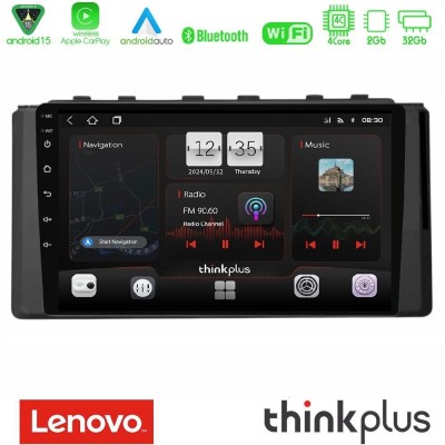 Lenovo Thinkplus Series 4Core Android15 2+32GB Subaru BRZ / Toyota GR86 2022- Navigation Multimedia Tablet 9" Με Carplay & Andro