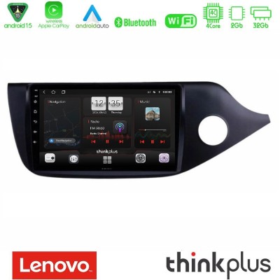 Lenovo Thinkplus Series 4Core Android15 2+32GB Kia Cee’d/ProCeed 2013-2017 RHD Navigation Multimedia Tablet 9" Με Carplay & Andr