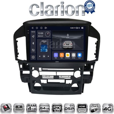 CLARION GL74711 Οθόνη OEM Multimedia Αυτοκινήτου για Lexus RX300 2000 2004 (CarPlay/AndroidAuto/BT/GPS/WIFI/GPRS)