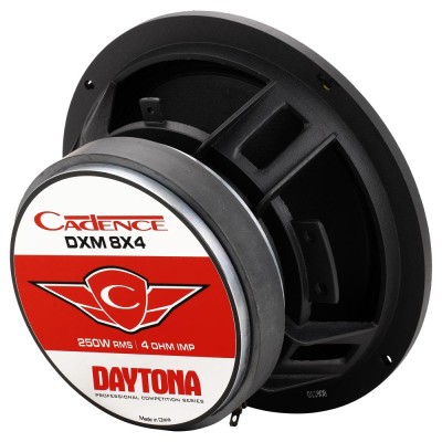 Cadence DXM8x4 8″ Midrange Speakers | 4 Ohm 250W RMS, 500W Peak Power
