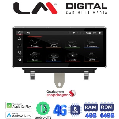 LM Digital - LM JFK292 464 Οθόνη OEM Multimedia Αυτοκινήτου για AUDI Q3 2009 2018 (CarPlay/AndroidAuto/BT/GPS/WIFI/GPRS)