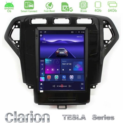 Clarion GL300 Tesla Series Android OS 8Core 4+64GB Renault Clio 5 2020-2025 Navigation Multimedia Tablet 9.7"