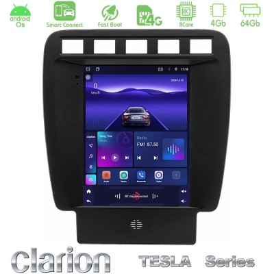 Clarion GL300 Tesla Series Android OS 8Core 4+64GB Renault Clio 5 2020-2025 Navigation Multimedia Tablet 9.7"