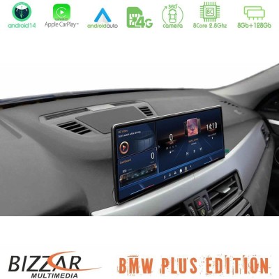 Bizzar Plus Edition BMW X1 F48 & Χ2 F39 2017- Android14 8Core (8+128GB) Navigation Multimedia 12.3" Slim Pro