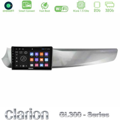 Clarion GL300 Series Alfa Romeo Giulietta 2010-2014 4Core Android11 2+32GB Navigation Multimedia Tablet 9" Με Carplay & Android 