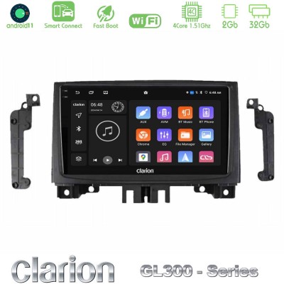 Clarion GL300 Series Mercedes Sprinter/VW Crafter 2006-2018 4Core Android11 2+32GB Navigation Multimedia Tablet 9" Με Carplay & 