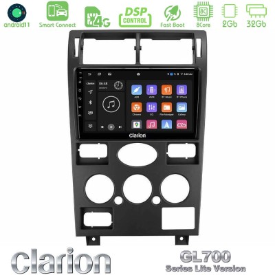 Clarion GL700 Lite Series 8Core Android11 2+32GB Ford Mondeo 2001-2004 Navigation Multimedia Tablet 9" Με Carplay & Android Auto