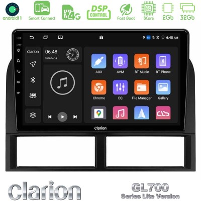 Clarion GL700 Lite Series 8Core Android11 2+32GB Jeep Grand Cherokee 1999-2004 Navigation Multimedia Tablet 9" Με Carplay & Andr
