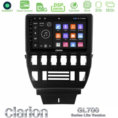 Clarion GL700 Lite Series 8Core Android11 2+32GB Lada Niva Navigation Multimedia Tablet 9" Με Carplay & Android Auto