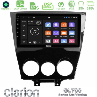 Clarion GL700 Lite Series 8Core Android11 2+32GB Mazda RX8 2008-2012 Navigation Multimedia Tablet 9" Με Carplay & Android Auto