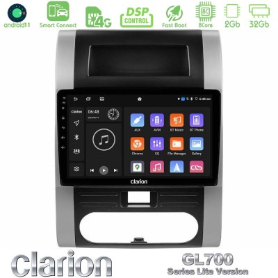 Clarion GL700 Lite Series 8Core Android11 2+32GB Nissan X-Trail T31 Navigation Multimedia Tablet 10" Με Carplay & Android Auto
