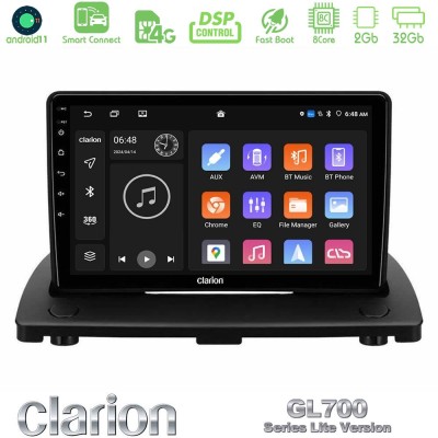 Clarion GL700 Lite Series 8Core Android11 2+32GB Volvo XC90 2006-2014 Navigation Multimedia Tablet 9" Με Carplay & Android Auto