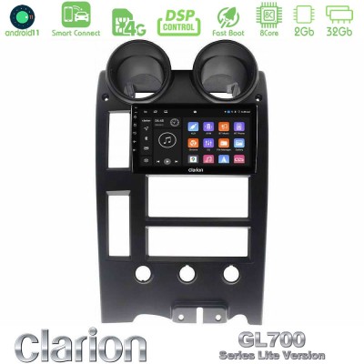 Clarion GL700 Lite Series Hummer H2 2002-2007 8Core Android11 2+32GB Navigation Multimedia Tablet 9" Με Carplay & Android Auto