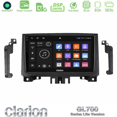 Clarion GL700 Lite Series Mercedes Sprinter/VW Crafter 2006-2018 8Core Android11 2+32GB Navigation Multimedia Tablet 9" Με Carpl