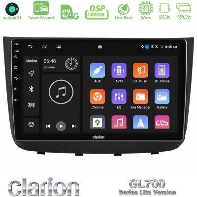 Clarion GL700 Lite Series Mercedes Vito/Viano 2003-2006 8Core Android11 2+32GB Navigation Multimedia Tablet 10" Με Carplay & And