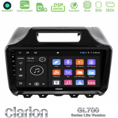 Clarion GL700 Lite Series Toyota iQ 2008 – 2015 8Core Android11 2+32GB Navigation Multimedia Tablet 9" Με Carplay & Android Auto