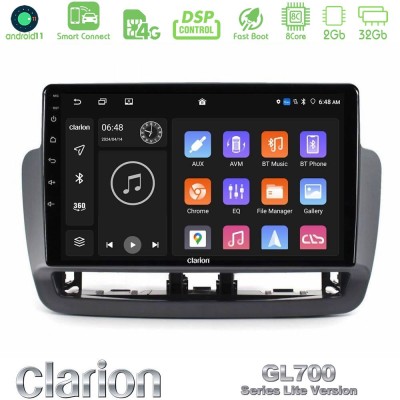 Clarion GL700 Lite Series 8Core Android11 2+32GB Seat Ibiza 2012-2015 Navigation Multimedia Tablet 9" Με Carplay & Android Auto