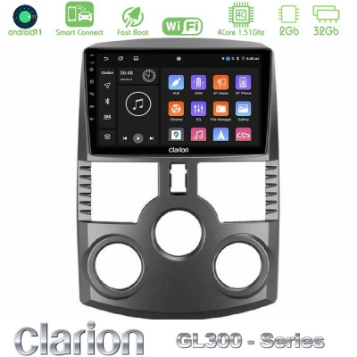 Clarion GL300 Series 4Core Android11 2+32GB Daihatsu Terios Navigation Multimedia Tablet 9" Με Carplay & Android Auto