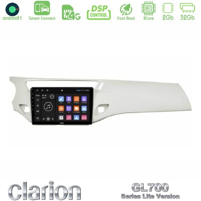 Clarion GL700 Lite Series 8Core Android11 2+32GB Citroen C3 2009-2016 Navigation Multimedia Tablet 9" Με Carplay & Android Auto