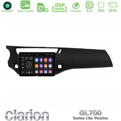 Clarion GL700 Lite Series 8Core Android11 2+32GB Citroen C3/DS3 2009-2016 Navigation Multimedia Tablet 9" Με Carplay & Android A