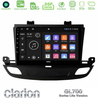 Clarion GL700 Lite Series 8Core Android11 2+32GB Opel Insignia 2 2017-2020 Navigation Multimedia Tablet 9" Με Carplay & Android 