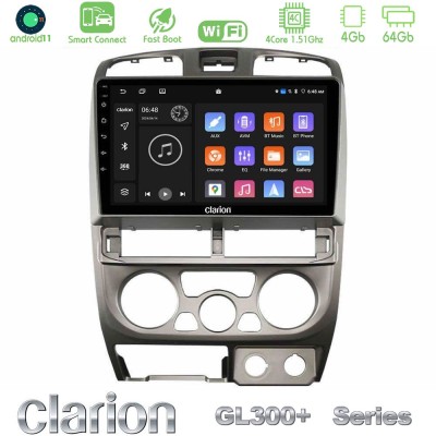 Clarion GL300+ Series 4Core Android11 4+64GB Isuzu D-Max 2004-2006 Navigation Multimedia Tablet 9"