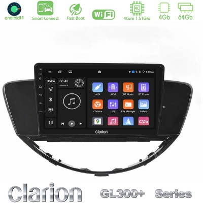 Clarion GL300+ Series 4Core Android11 4+64GB Subaru Tribeca 2007-2014 Navigation Multimedia Tablet 9"