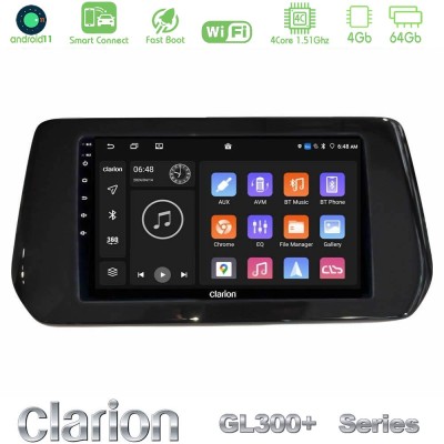 Clarion GL300+ Series 4Core Android11 4+64GB Suzuki Swift 2024- Navigation Multimedia Tablet 9"