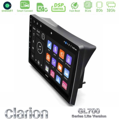 Clarion GL700 Lite Series 8Core Android11 2+32GB Opel Vivaro/Renault Trafic/Nissan Primastar Navigation Multimedia Tablet 10" Με