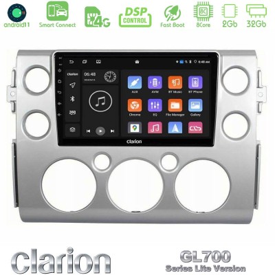 Clarion GL700 Lite Series 8Core Android11 2+32GB Toyota FJ 2007-2014 Navigation Multimedia Tablet 9" Με Carplay & Android Auto