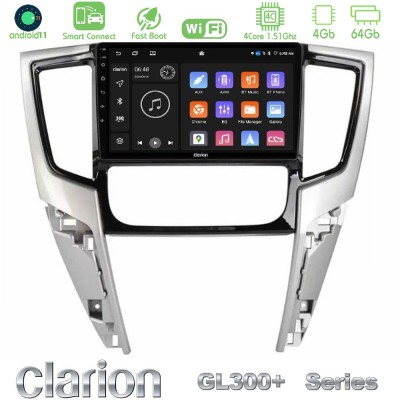 Clarion GL300+ Series 4Core Android11 4+64GB Mitsubishi L200 2019-2023 Navigation Multimedia Tablet 9"