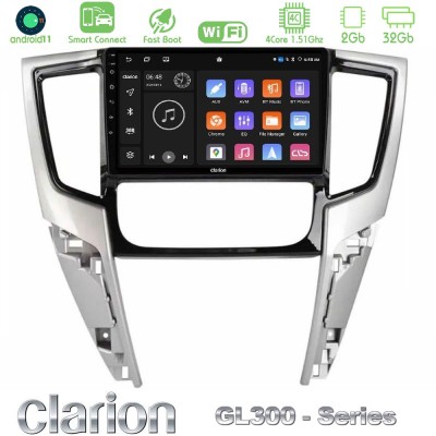 Clarion GL300 Series 4Core Android11 2+32GB Mitsubishi L200 2019-2023 Navigation Multimedia Tablet 9" Με Carplay & Android Auto