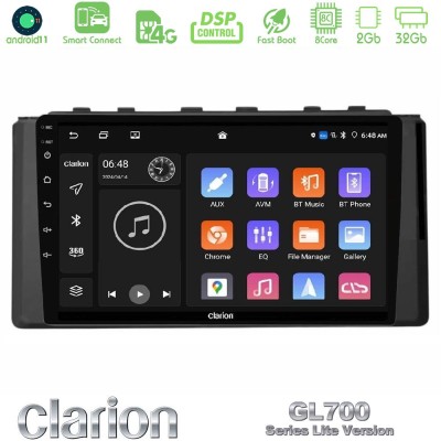 Clarion GL700 Lite Series 8Core Android11 2+32GB Subaru BRZ / Toyota GR86 2022- Navigation Multimedia Tablet 9" Με Carplay & And