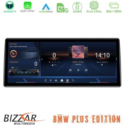 Bizzar Plus Edition BMW X5 & X6 Series F15/F16 EVO Android14 8Core (8+128GB) Navigation Multimedia 12.3" Slim Pro