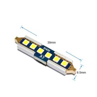 Bizzar Festoon Led 39mm 6SMD Canbus Bizzar Festoon Led 39mm 6SMD Canbus