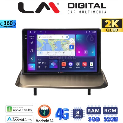 LM Digital - LM ZD8323UP GPS Οθόνη OEM Multimedia Αυτοκινήτου για (CarPlay/AndroidAuto/BT/GPS/WIFI/GPRS)