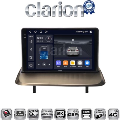 CLARION GL75323UP Οθόνη OEM Multimedia Αυτοκινήτου για Peugeot 3008 2009 2016 (CarPlay/AndroidAuto/BT/GPS/WIFI/GPRS)