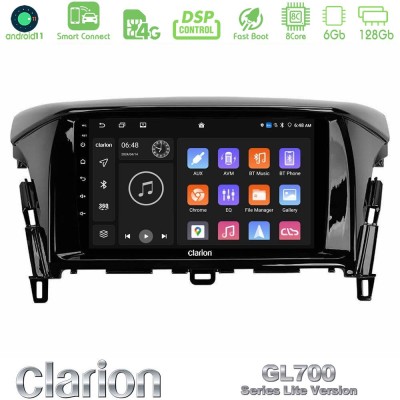 Clarion GL700 Lite Series 8Core Android11 6+128GB Mitsubishi Eclipse Cross Navigation Multimedia Tablet 9" Με Carplay & Android 