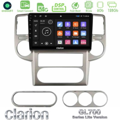 Clarion GL700 Lite Series 8Core Android11 6+128GB Nissan X-Trail 2003-2007 Navigation Multimedia Tablet 10" Με Carplay & Android