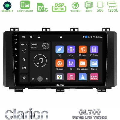 Clarion GL700 Lite Series 8Core Android11 6+128GB Seat Ateca 2017-2021 Navigation Multimedia Tablet 9" Με Carplay & Android Auto