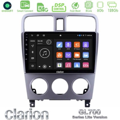 Clarion GL700 Lite Series 8Core Android11 6+128GB Subaru Forester 2003-2007 Navigation Multimedia Tablet 9" Με Carplay & Android