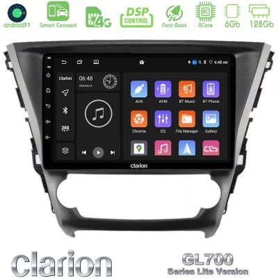 Clarion GL700 Lite Series 8Core Android11 6+128GB Toyota Avensis 2015-2018 Navigation Multimedia Tablet 9" Με Carplay & Android 