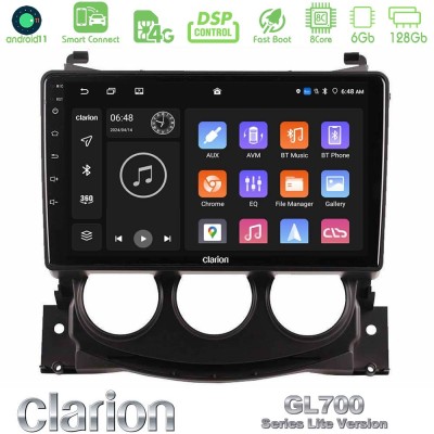 Clarion GL700 Lite Series Nissan 370Z 2009-2013 8Core Android11 6+128GB Navigation Multimedia Tablet 9" Με Carplay & Android Aut